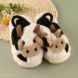 Most popular cartoon children winter plush home slippers