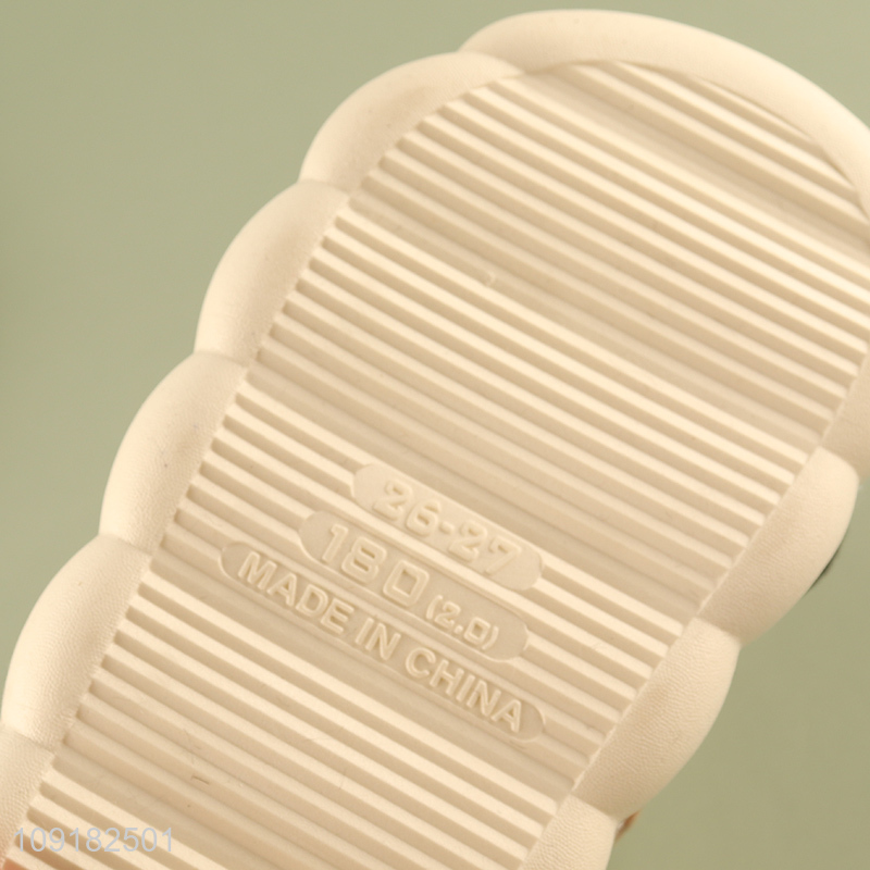 Most popular cartoon children winter plush home slippers