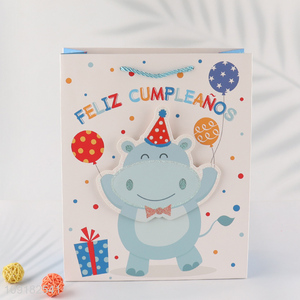 Most popular cartoon paper bag gifts packaging bag for sale