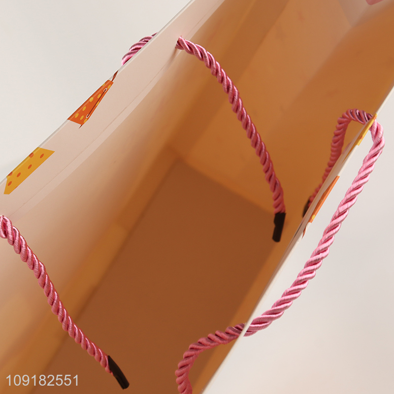 New arrival cartoon giraffe paper bag gifts packaging bag