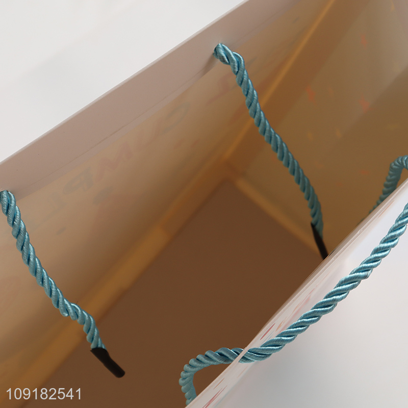 Most popular cartoon paper bag gifts packaging bag for sale