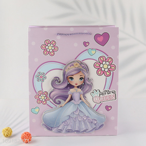 Hot selling princess eco-friendly paper bag gifts packaging bag