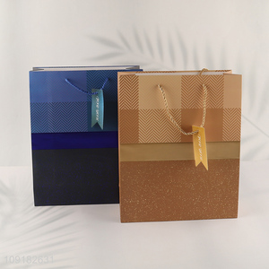 Hot products multicolor paper bag gifts packaging bag tote bag