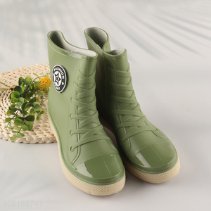 Popular products outdoor waterproof rubber women rain boots