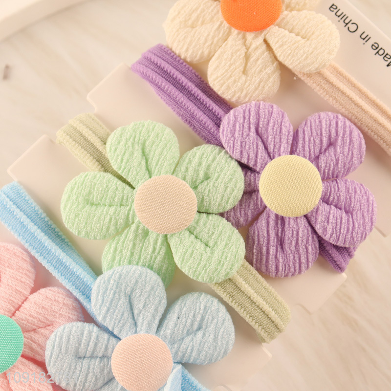 Factory supply multicolor flower hair band hair accessories for girls