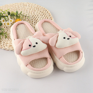 Hot items puppy summer non-slip home slippers for children