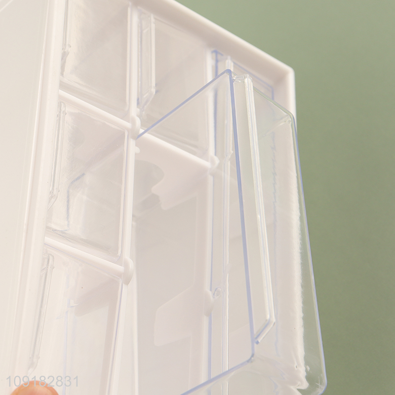 Popular products desktop organizer multi-layer plastic storage box