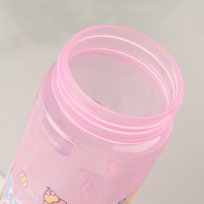 Top selling cartoon children plastic water bottle drinking bottle