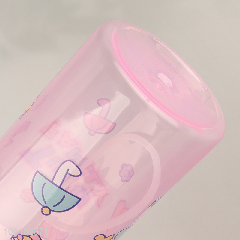 Top selling cartoon children plastic water bottle drinking bottle