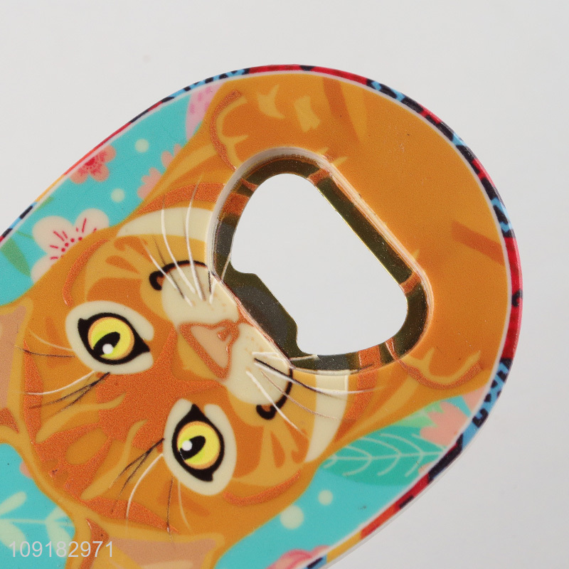 China wholesale cartoon cat kitchen gadget bottle opener for household