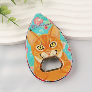 China wholesale cartoon cat kitchen gadget bottle opener for household