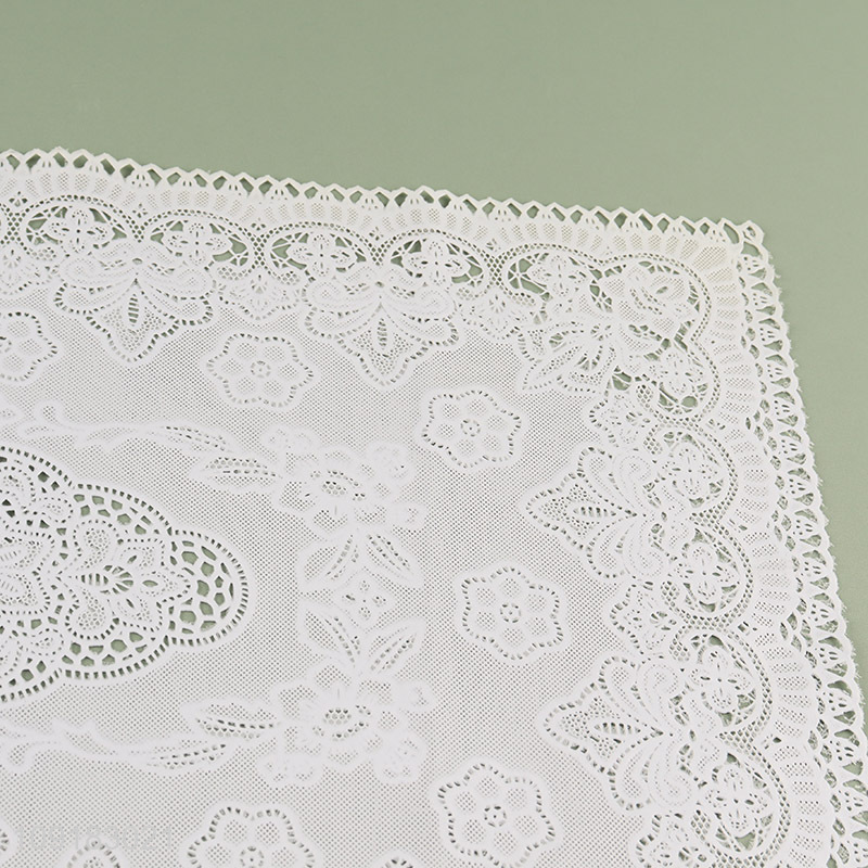 China products rectangle hollow place mat dinner mat for sale