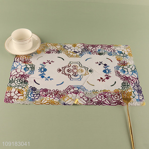 Hot selling rectangle home restaurant place mat dinner mat