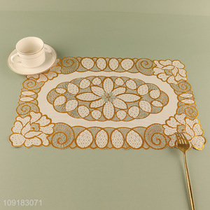 Low price rectangle pvc place mat dinner mat for sale