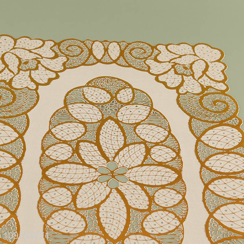 Low price rectangle pvc place mat dinner mat for sale