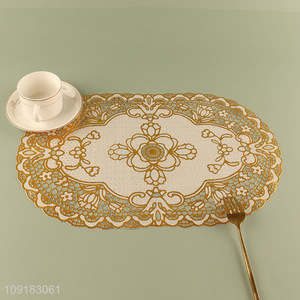 Good quality tabletop decor hollow place mat dinner mat