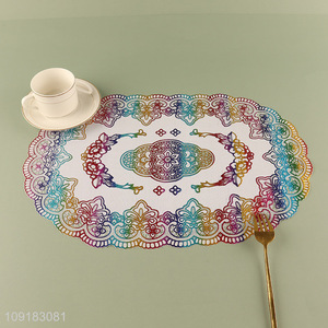 Yiwu market tabletop decor pvc place mat dinner mat