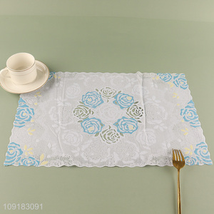 Most popular rectangle home restaurant place mat dinner mat for sale