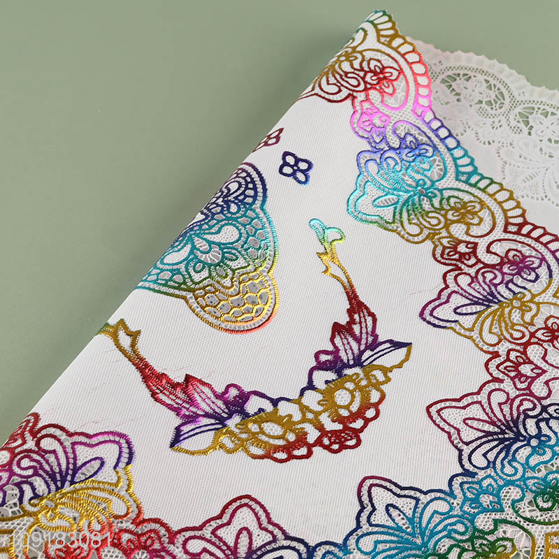 Yiwu market tabletop decor pvc place mat dinner mat