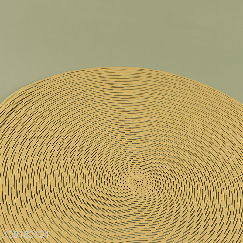 Yiwu market round non-slip decorative place mat dinner mat