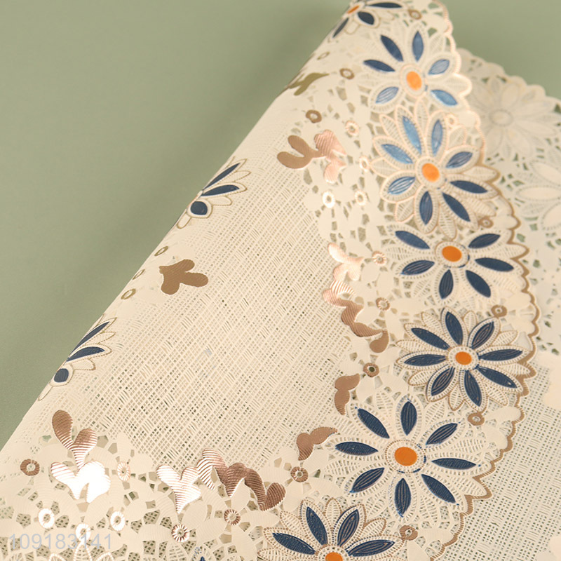 Latest products tabletop decor pvc place mat dinner mat