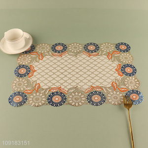 Popular products rectangle decorative place mat dinner mat for sale