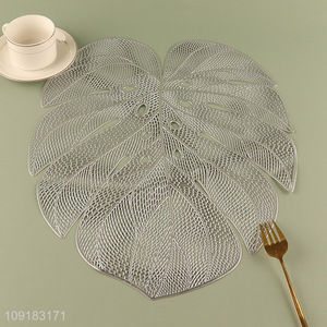 Hot items leaves shape place mat dinner mat for sale