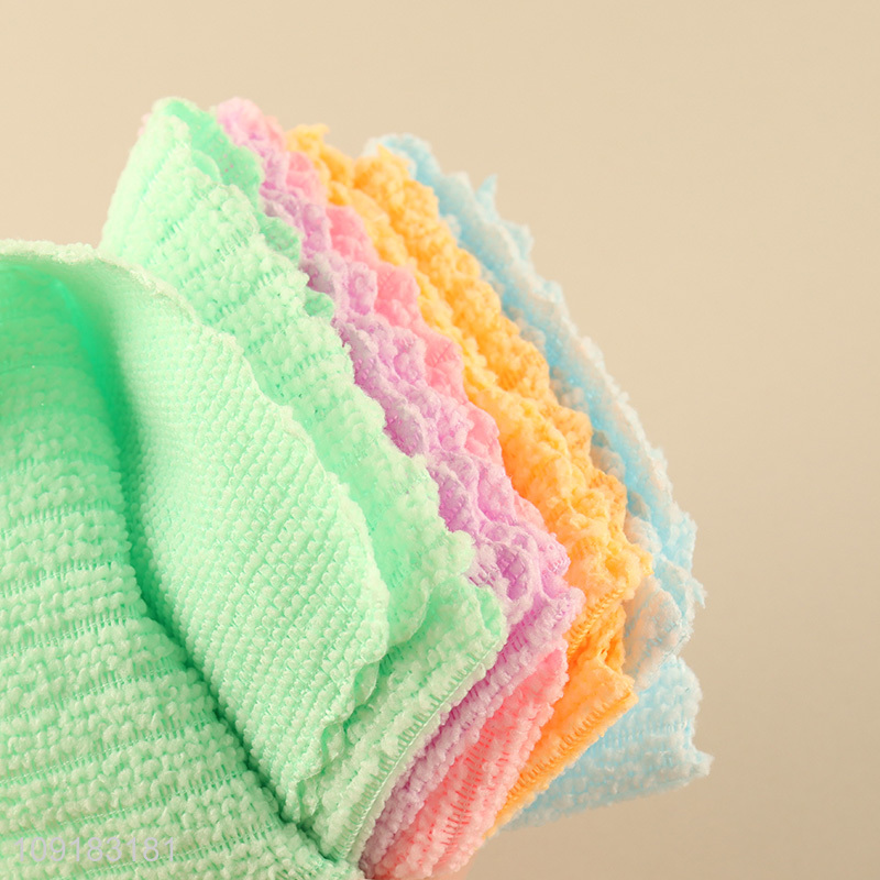 New product multicolor household cleaning towel cleaning cloth for sale