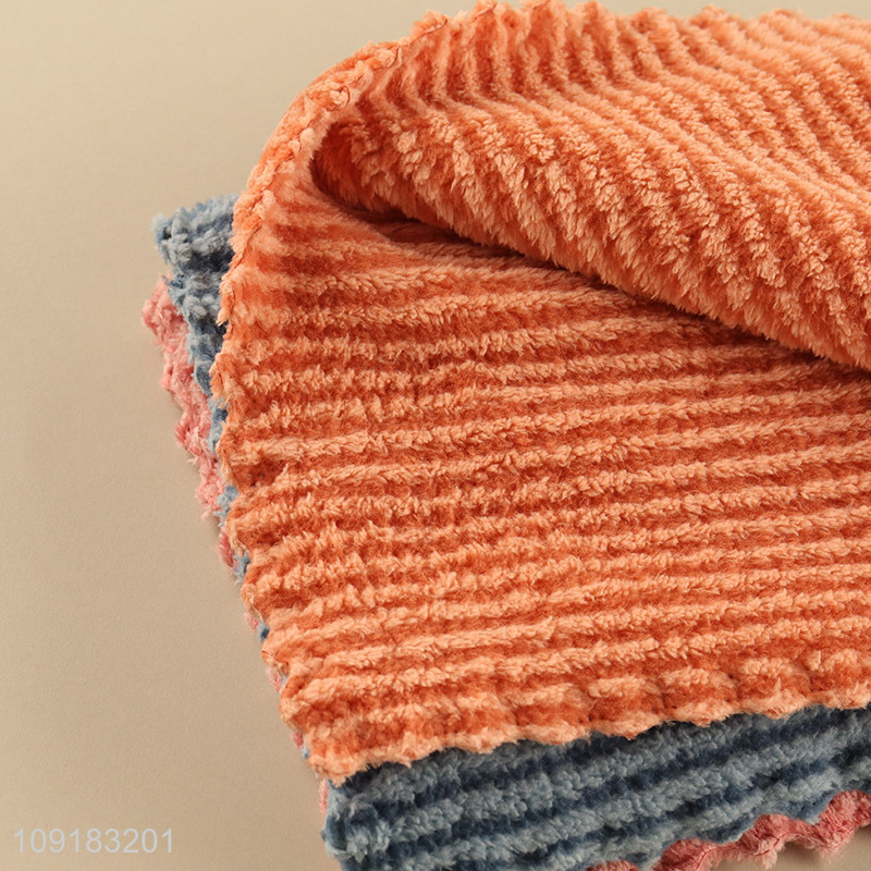 Yiwu market multicolor microfiber cleaning towel cleaning cloth set