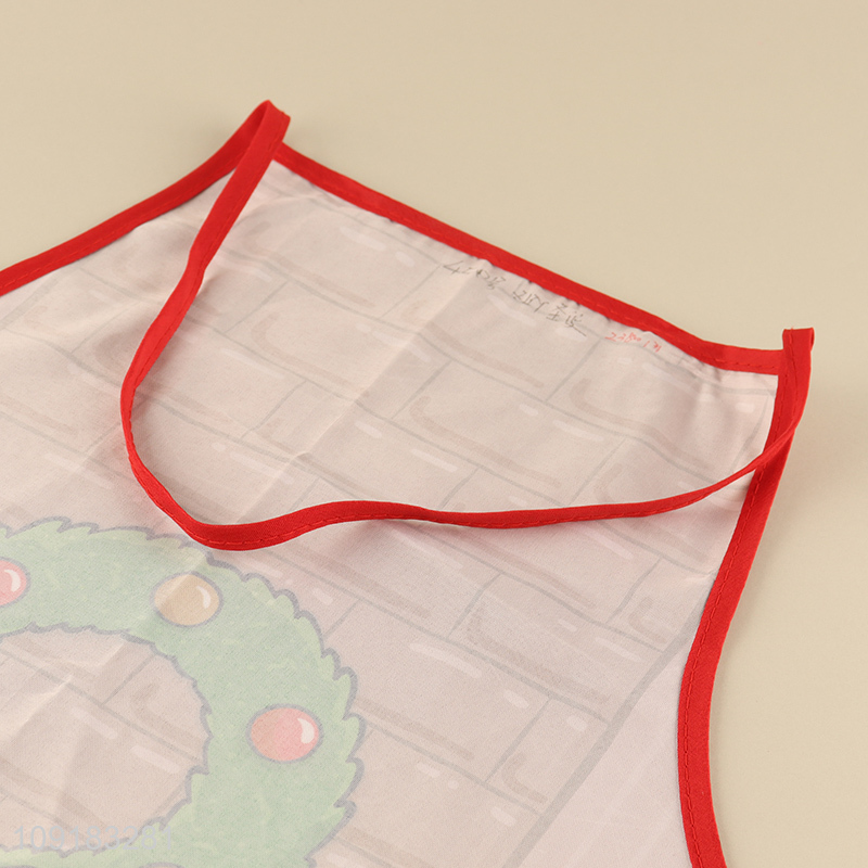 Online wholesale christmas series polyester cooking apron for men women