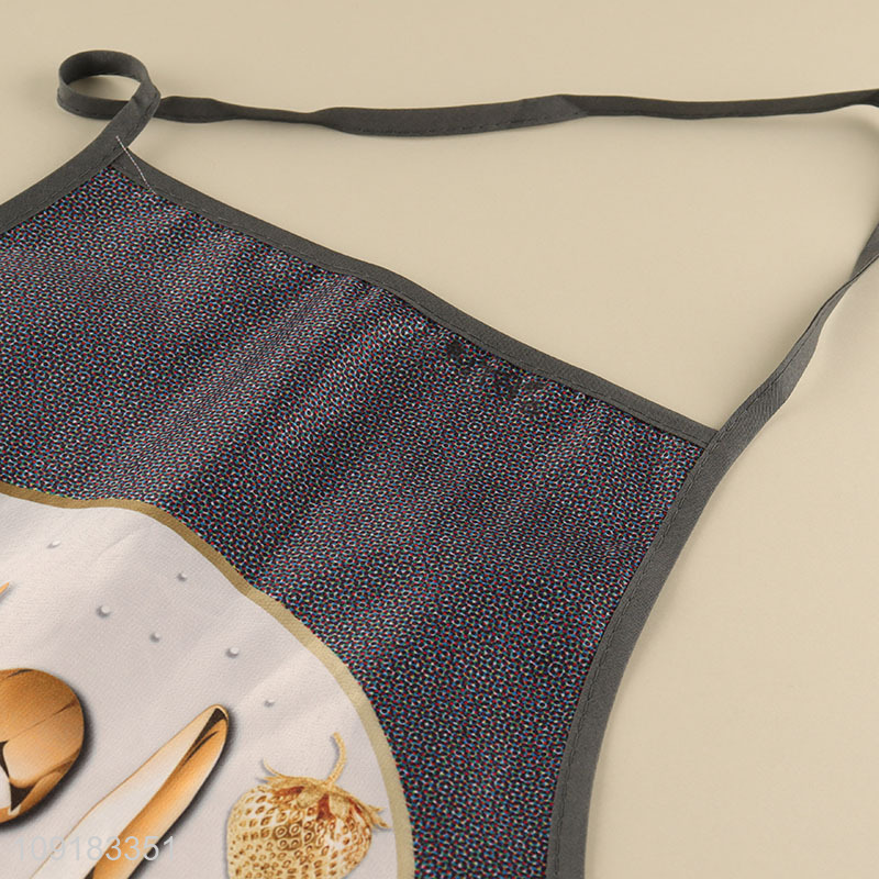 New style waterproof oil-proof polyester cooking apron