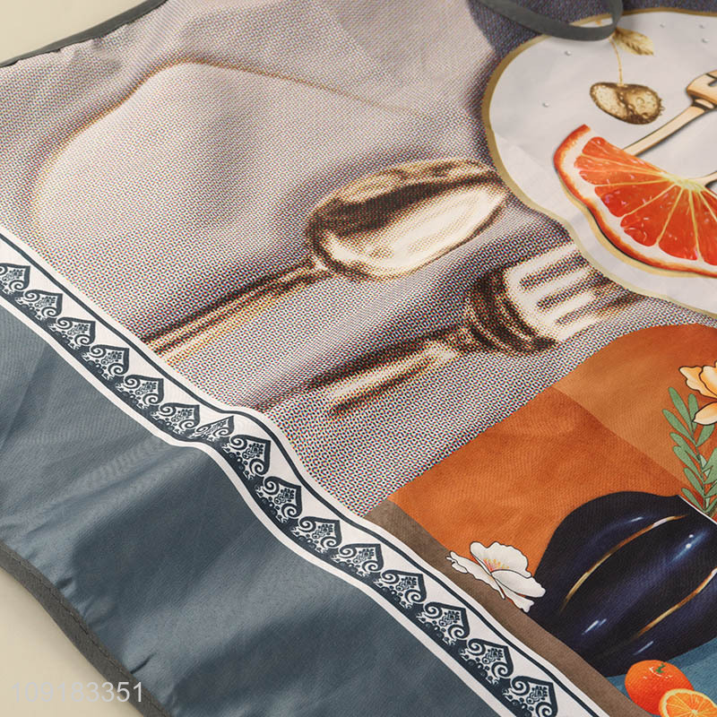 New style waterproof oil-proof polyester cooking apron