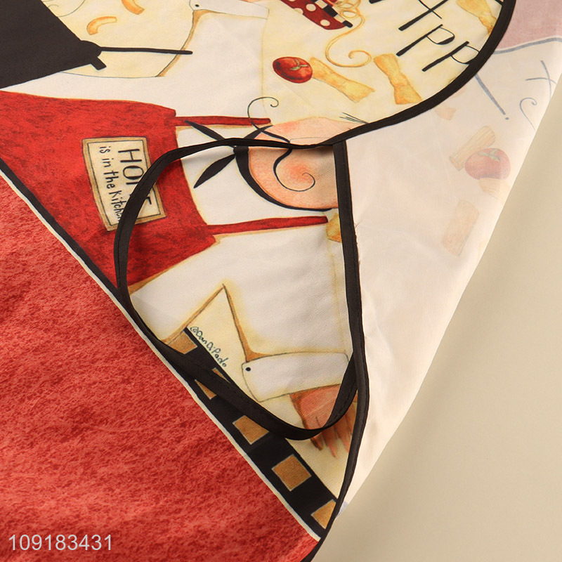 Popular products waterproof oil-proof polyester cooking apron