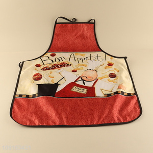 Popular products waterproof oil-proof polyester cooking apron