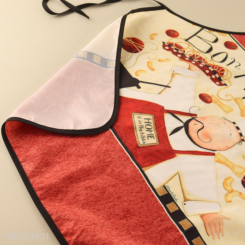 Popular products waterproof oil-proof polyester cooking apron