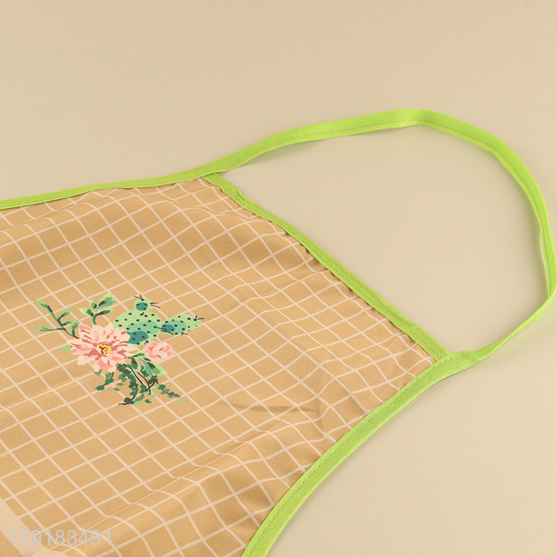 Top quality waterproof oil-proof kitchen polyester cooking apron