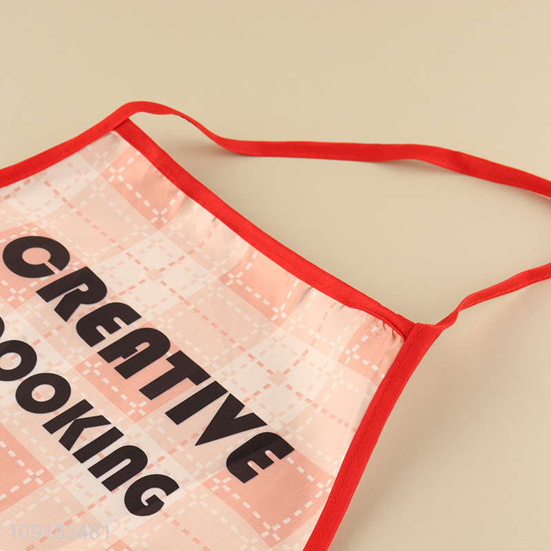 Most popular simple kitchen polyester cooking apron for home