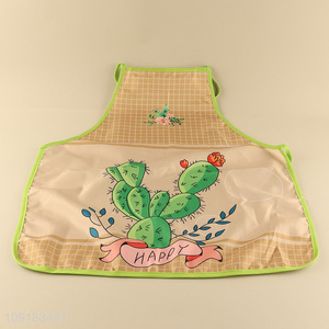 Top quality waterproof oil-proof kitchen polyester cooking apron