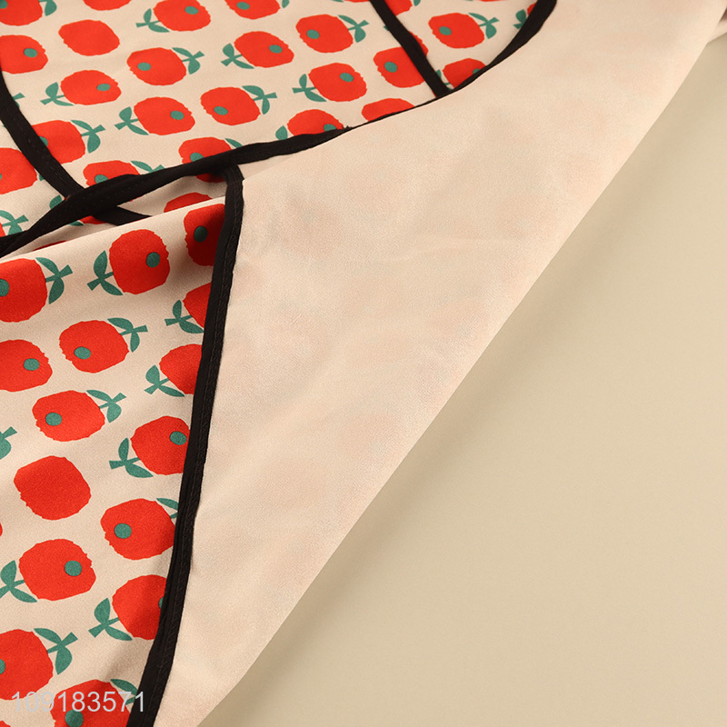 Top quality men women home kitchen polyester cooking apron for sale