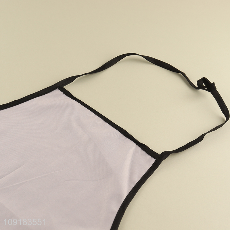 Yiwu market home waterproof oil-proof kitchen polyester cooking apron