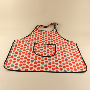 Top quality men women home kitchen polyester cooking apron for sale