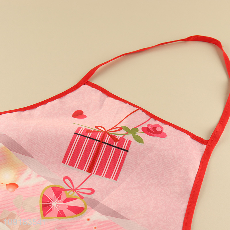 Best selling home kitchen polyester cooking apron wholesale