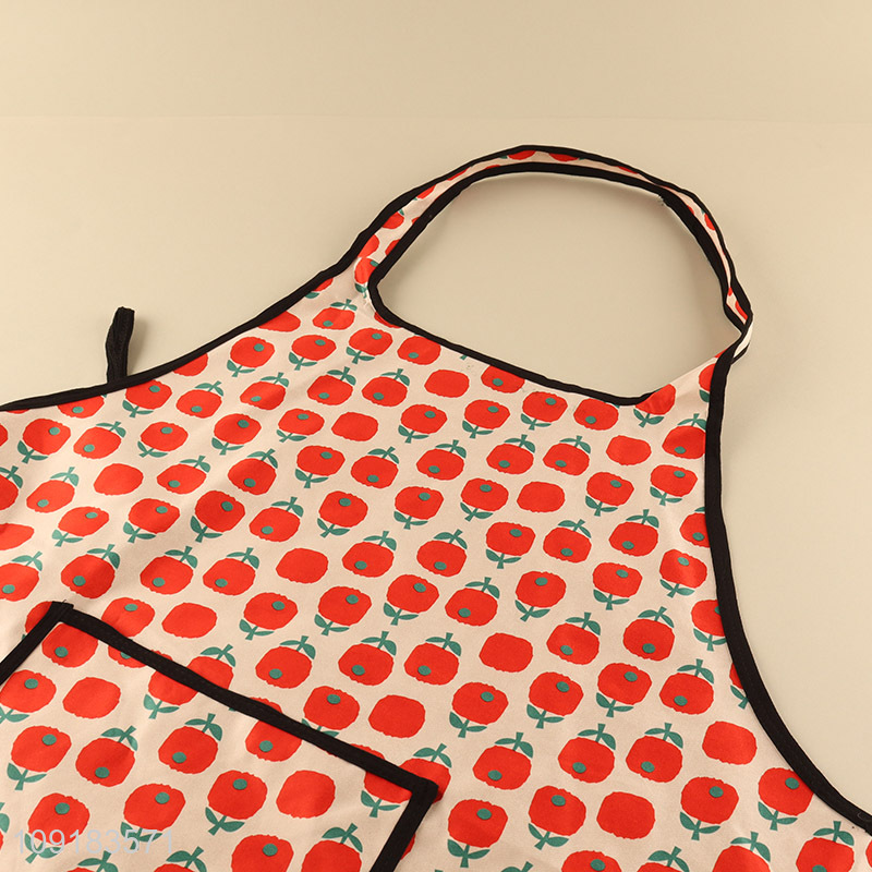 Top quality men women home kitchen polyester cooking apron for sale