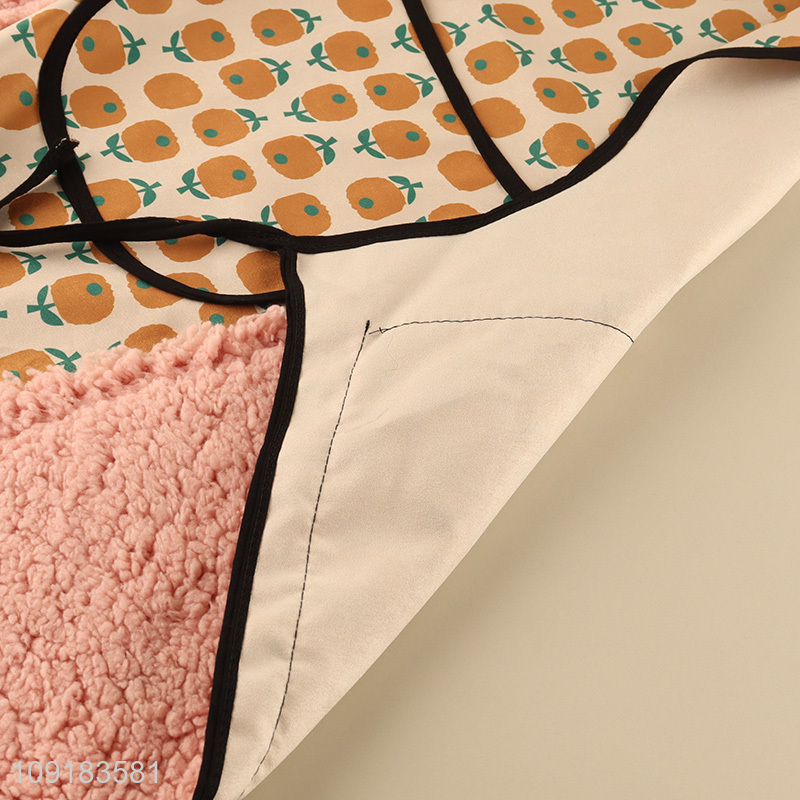 Good selling home kitchen polyester cooking apron with pocket