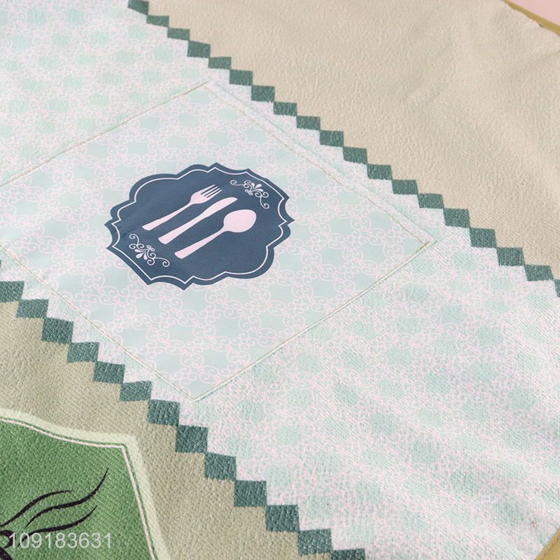 New product home waterproof oil-proof kitchen polyester cooking apron