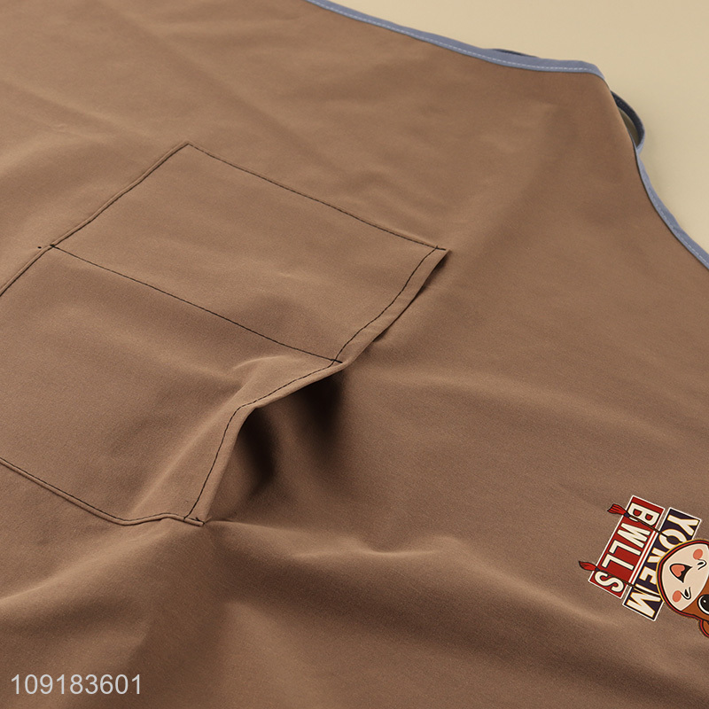 China wholesale home restaurant waterproof kitchen polyester cooking apron