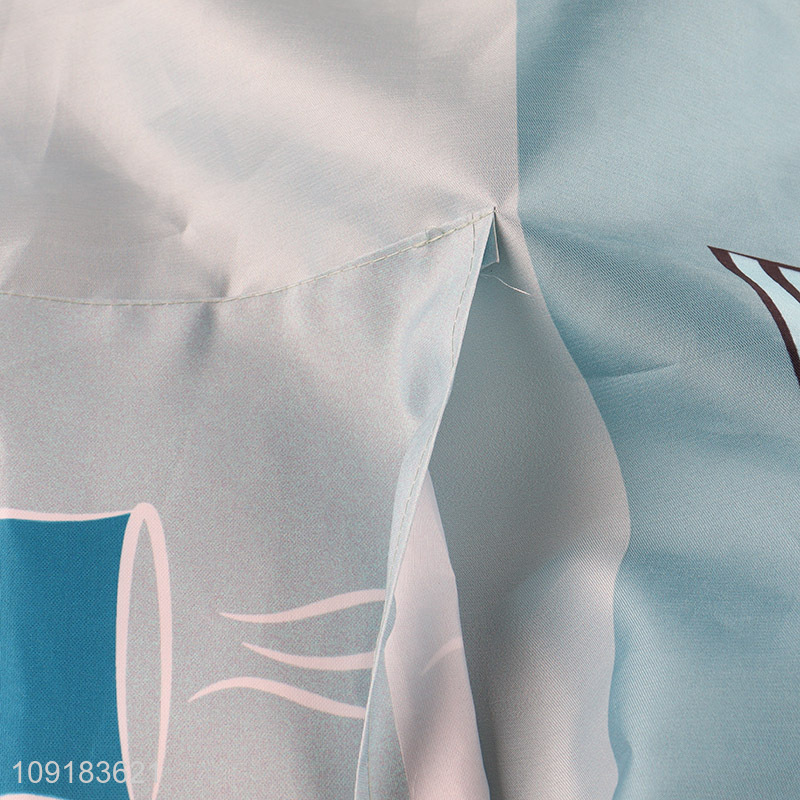 Good sale home kitchen polyester cooking apron wholesale