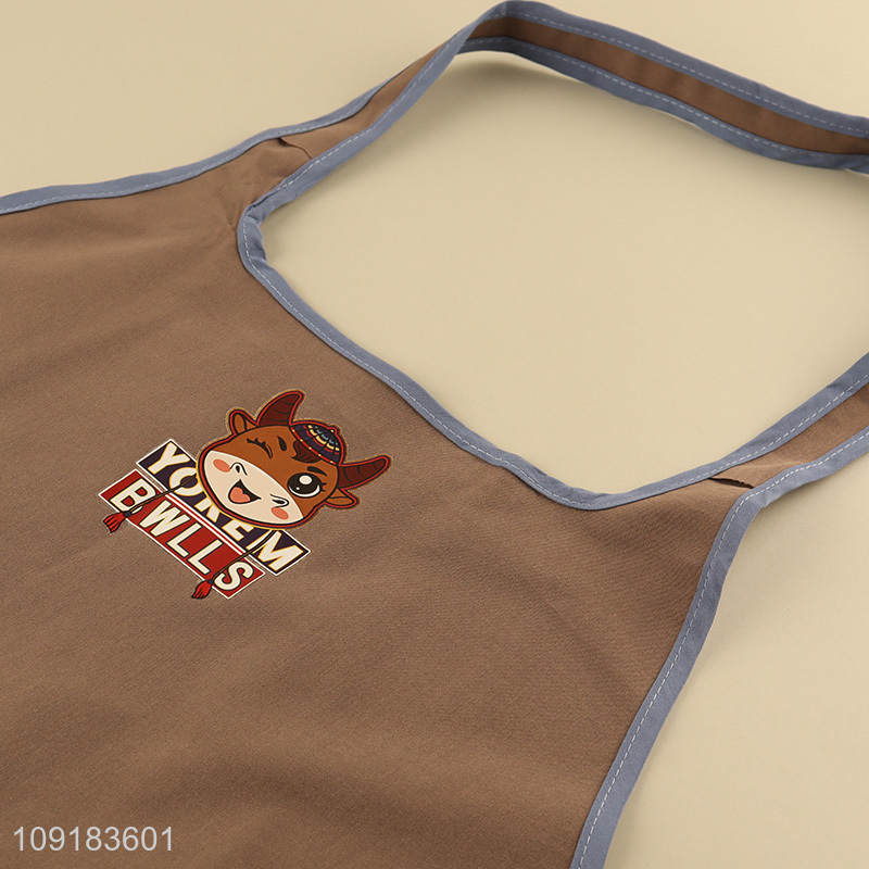 China wholesale home restaurant waterproof kitchen polyester cooking apron