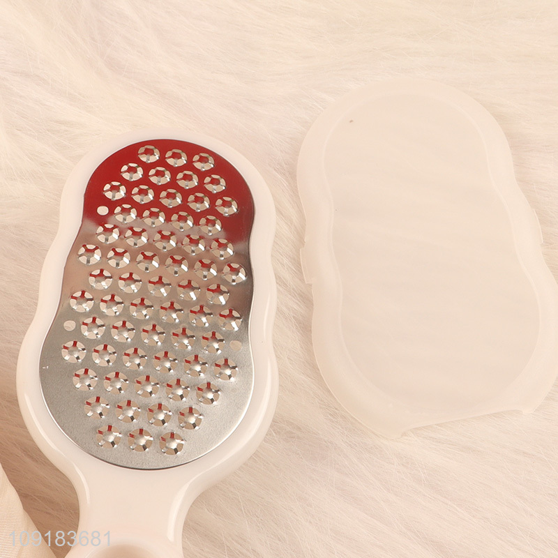 Factory Direct Sale Single Sided Foot File Callus Remover with Cover