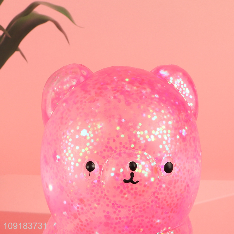 Online Wholesale Bear Squishy Toy Squeeze Toy Fidget Toy for Kids Teens